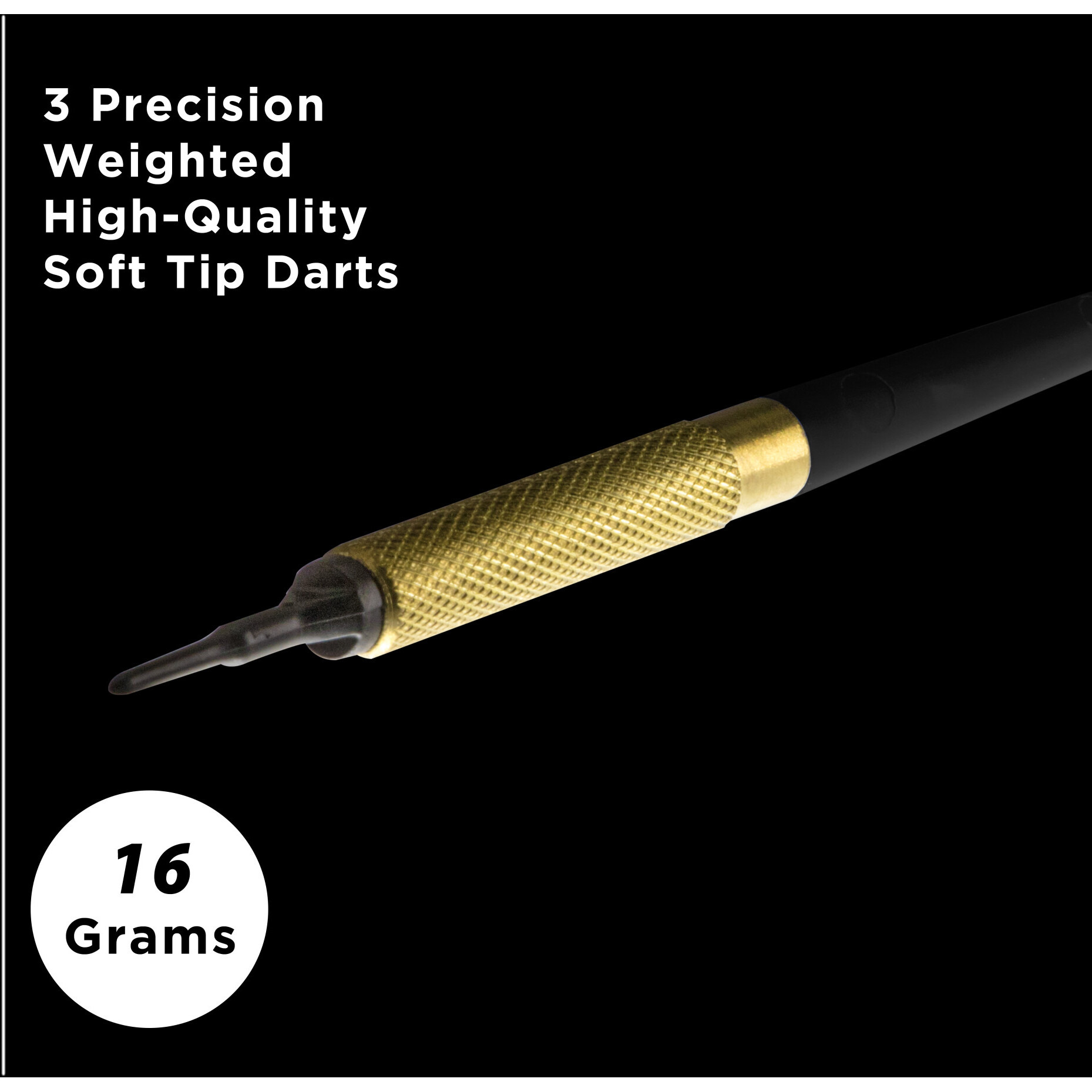 Viper Commercial Brass Bar Darts - Bag of 45 Darts - Black