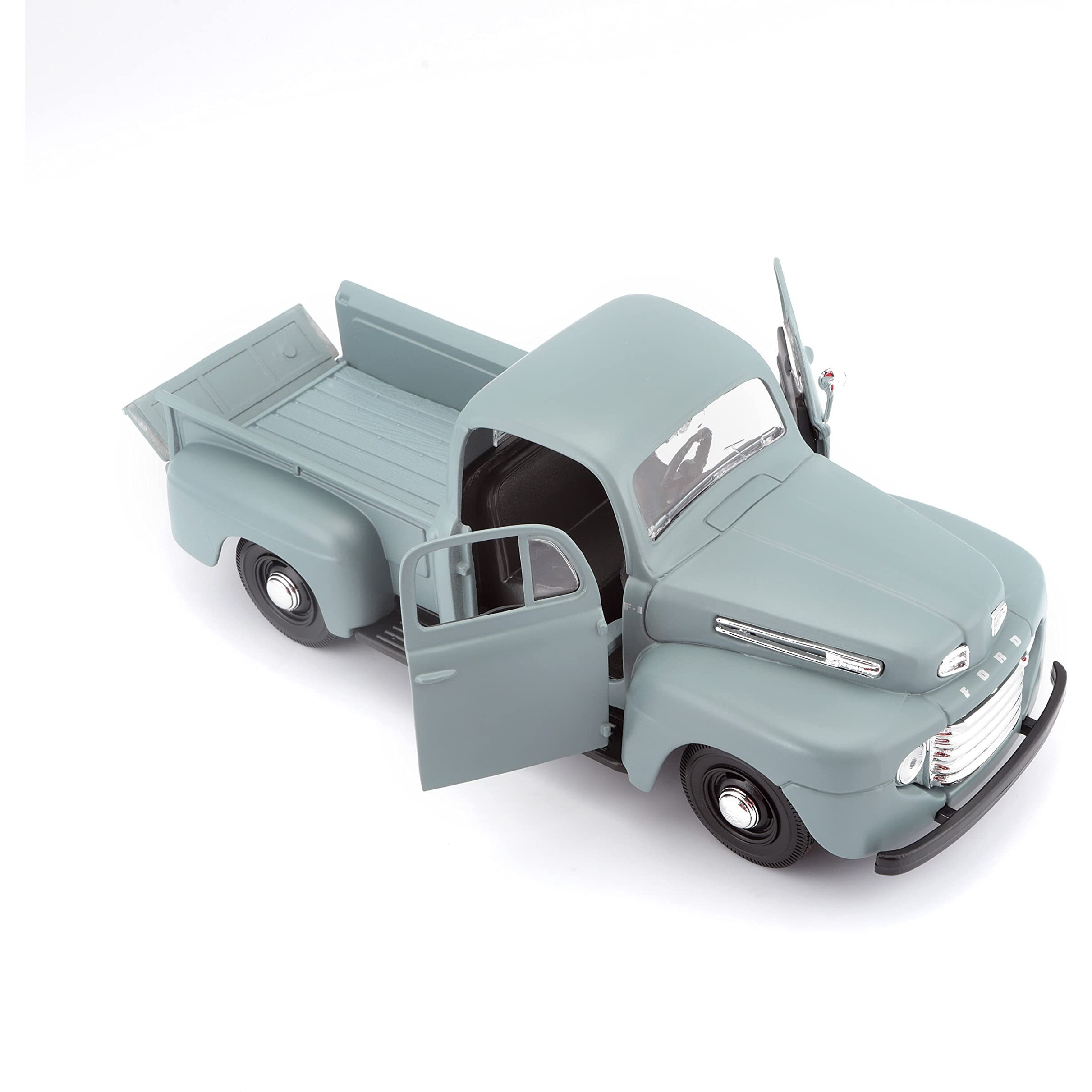 1948 Ford F-1 Pickup Truck Gray 1/25 Diecast Model by Maisto