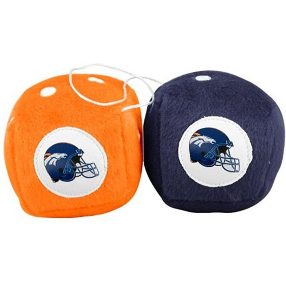 Denver Broncos Fuzzy Dice CO