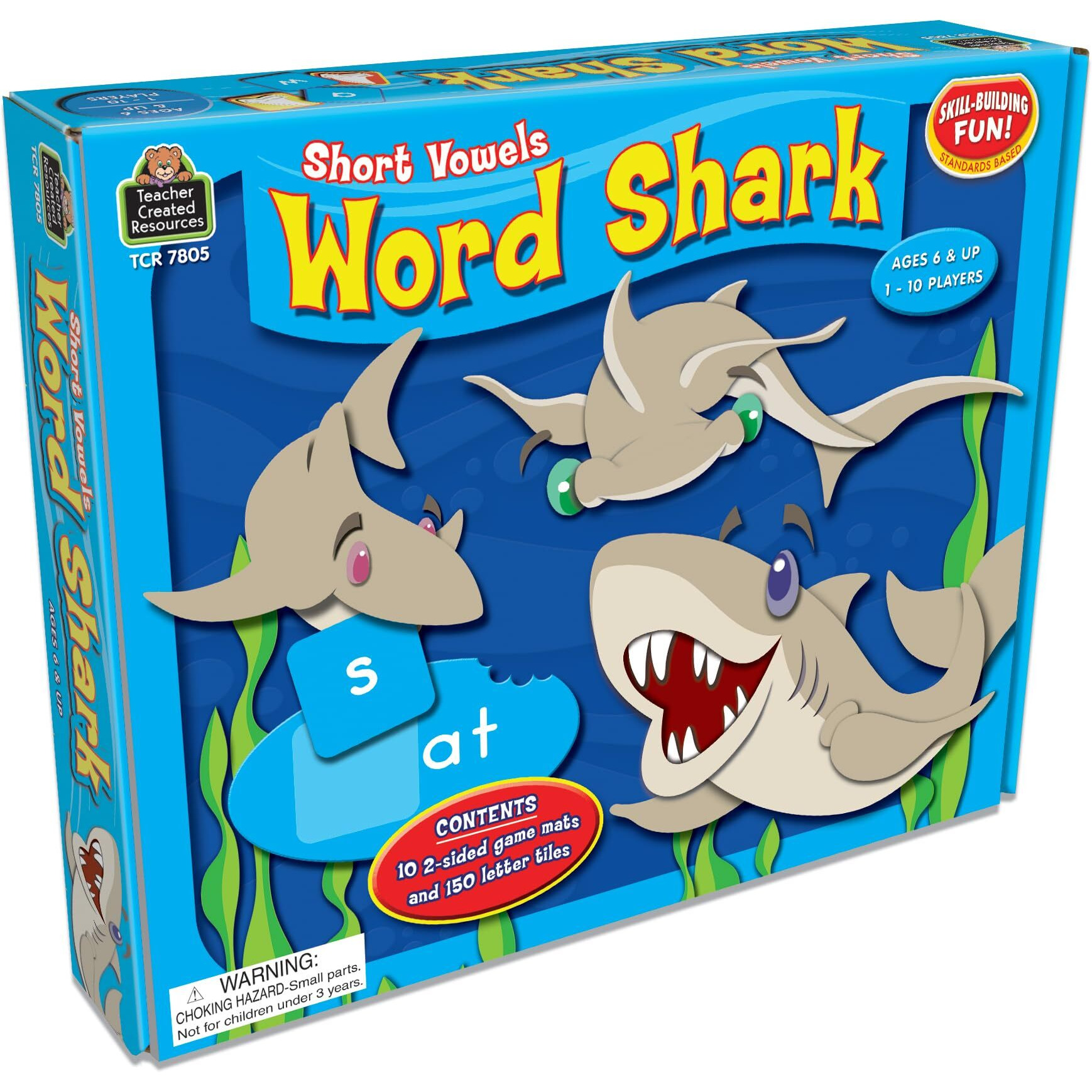 WORD SHARK SHORT VOWELS GAME