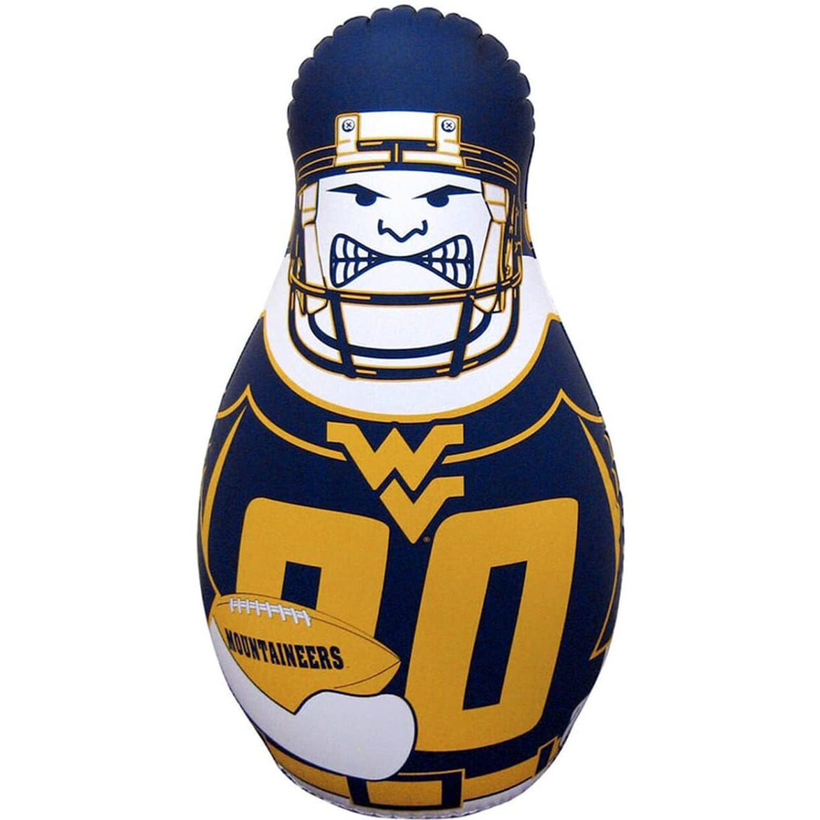 West Virginia Mountaineers Tackle Buddy Punching Bag CO
