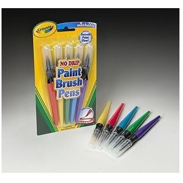 NO DRIP PAINT BRU PENS CRAYOLA 5