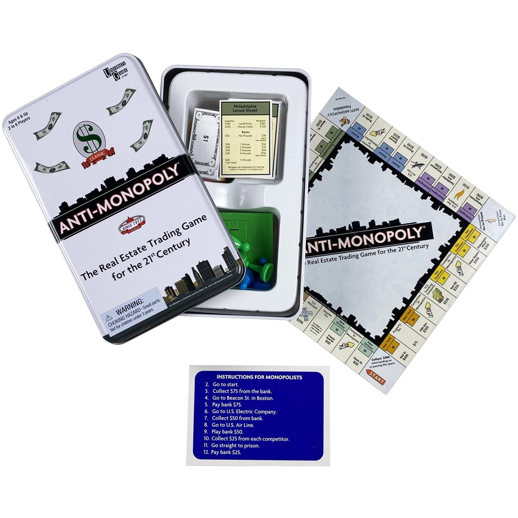 Anti-Monopoly Tin