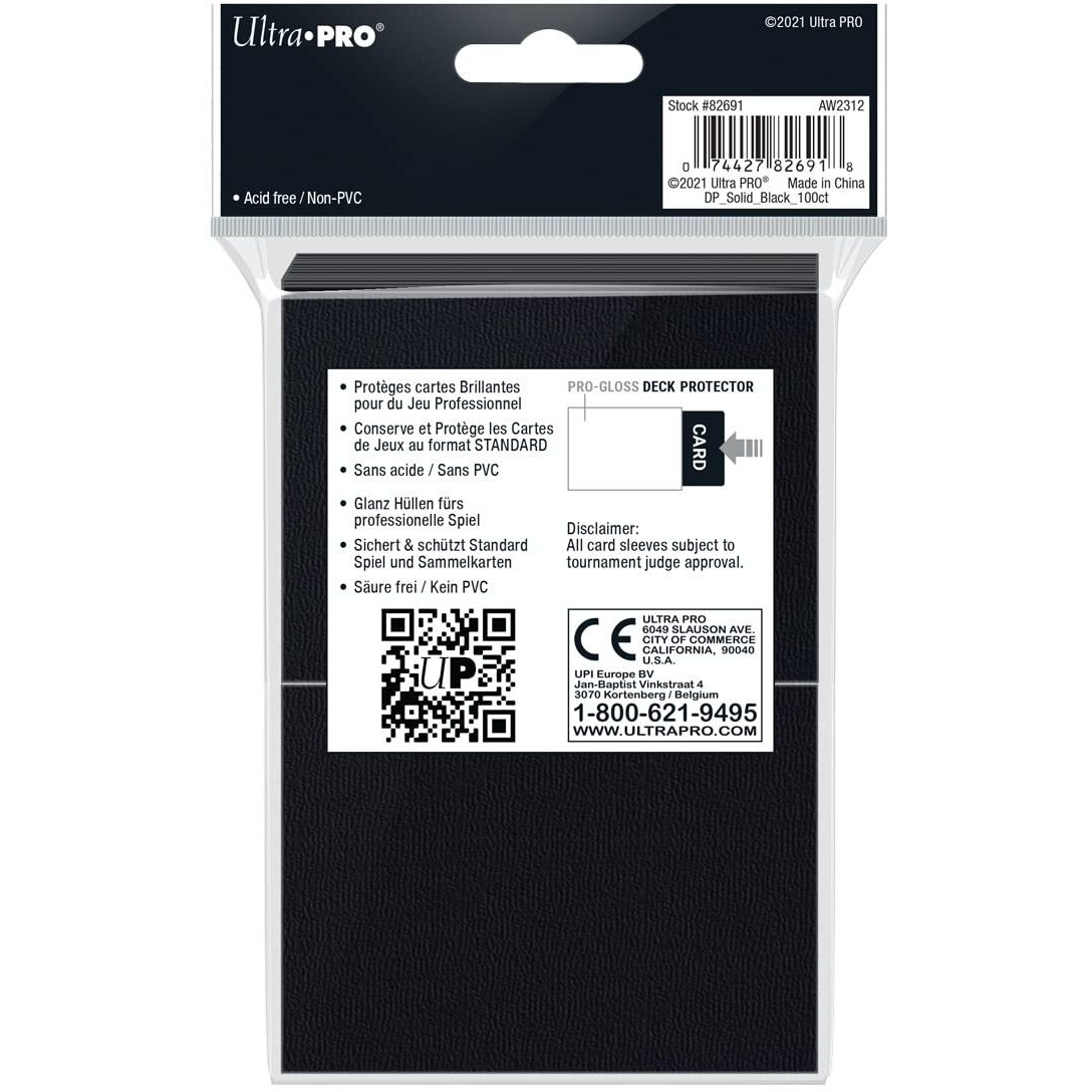 Deck Protector - Black Standard (100 per pack)
