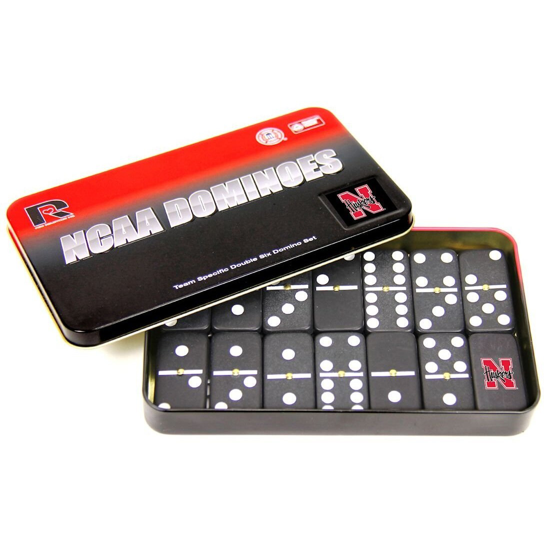 Nebraska Cornhuskers Dominoes Script Logo CO