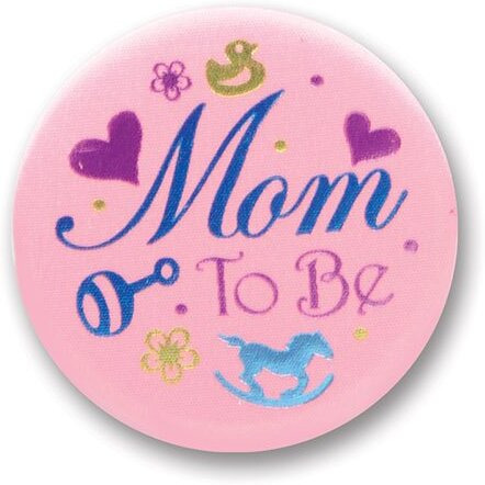 Mom To Be Satin Button