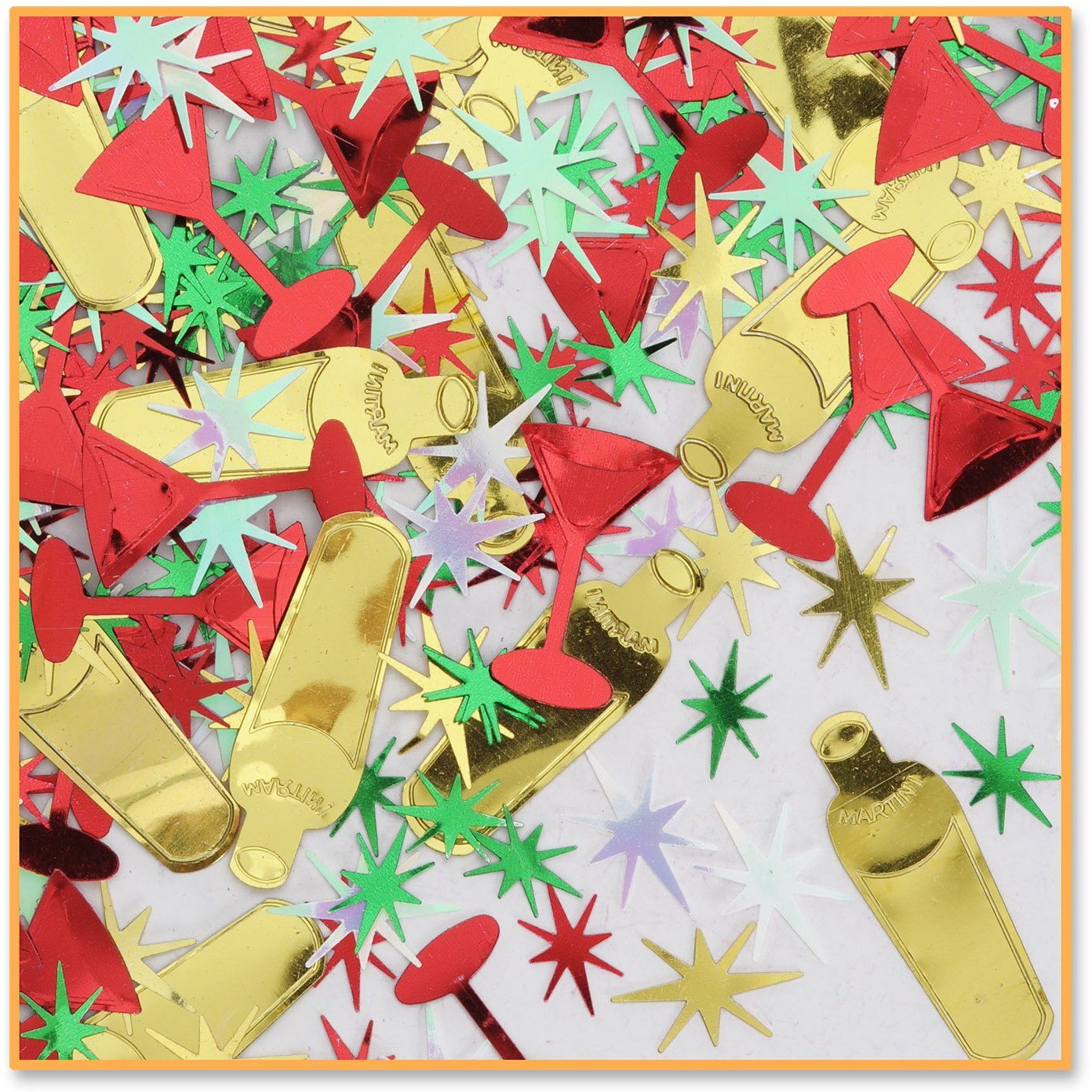 Holiday Cheer Confetti - Sparkling Festive Pack of 6 for Joyful Celebrations