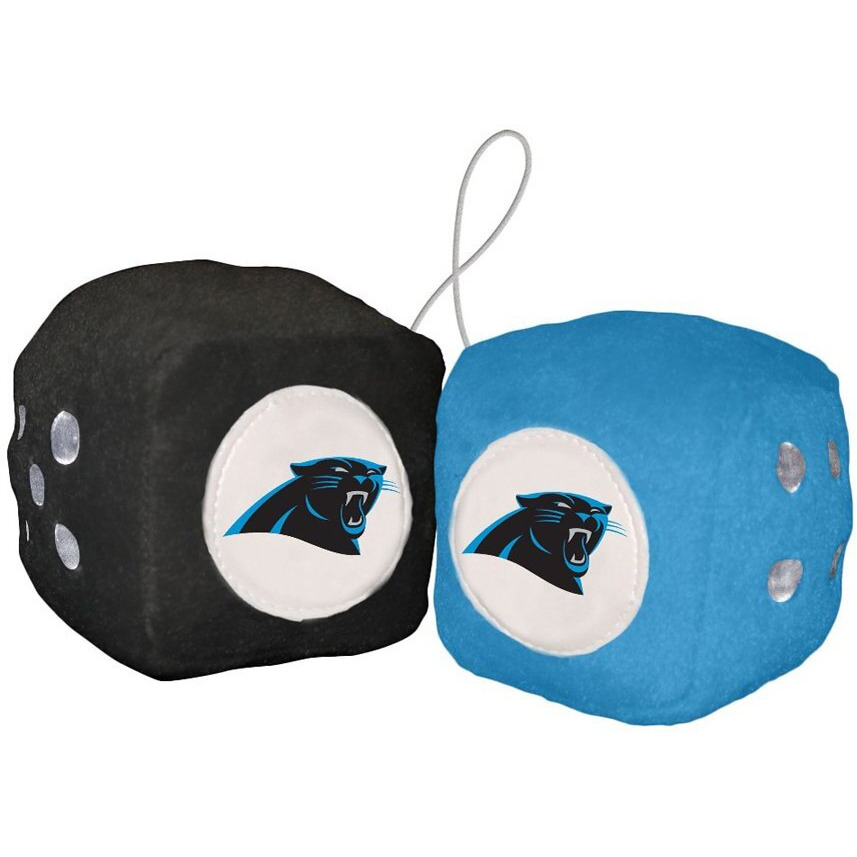Carolina Panthers Fuzzy Dice CO