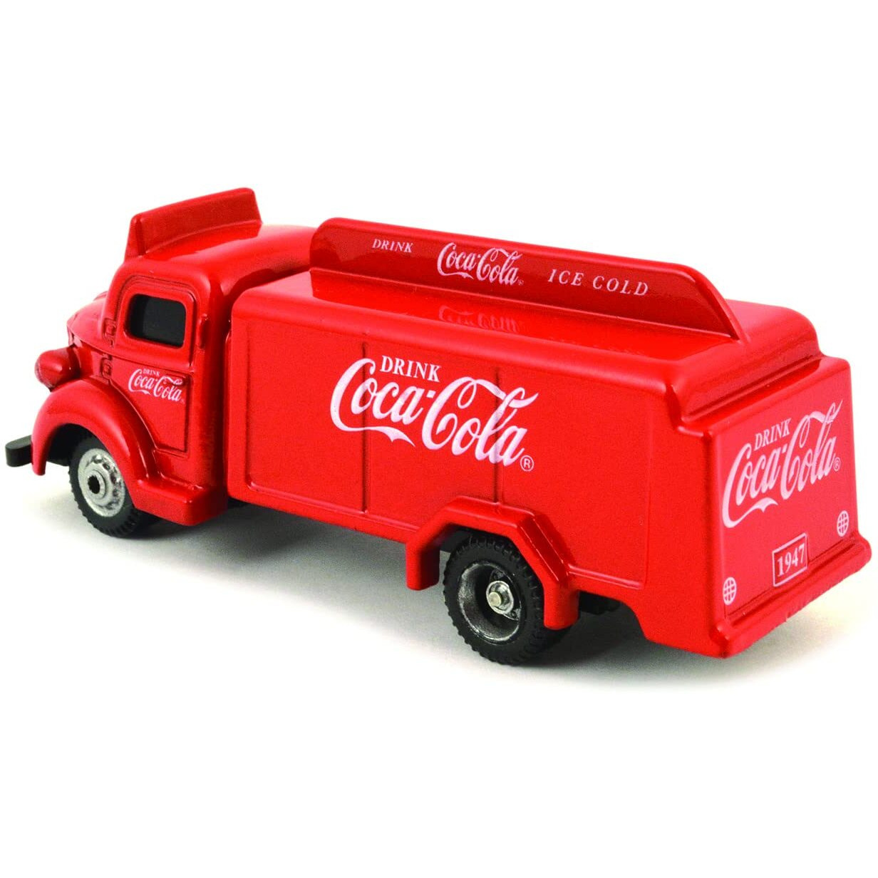 1947 Coca Cola Delivery Bottle Truck Red 1/87 Diecast Model by Motorcity Classics