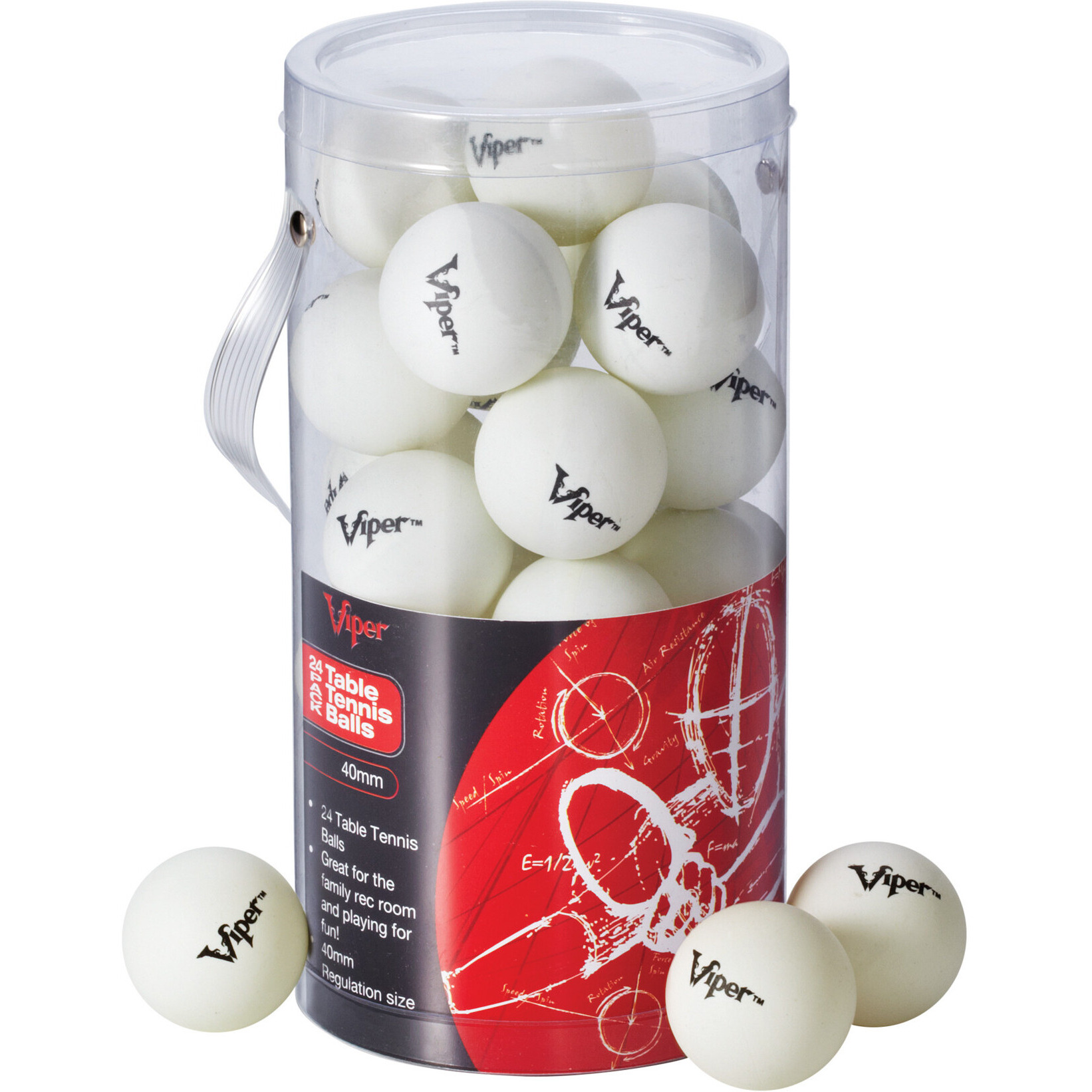 Viper 24 Pack Table Tennis Balls