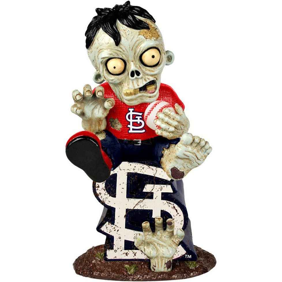 St. Louis Cardinals Zombie Figurine - On Logo CO