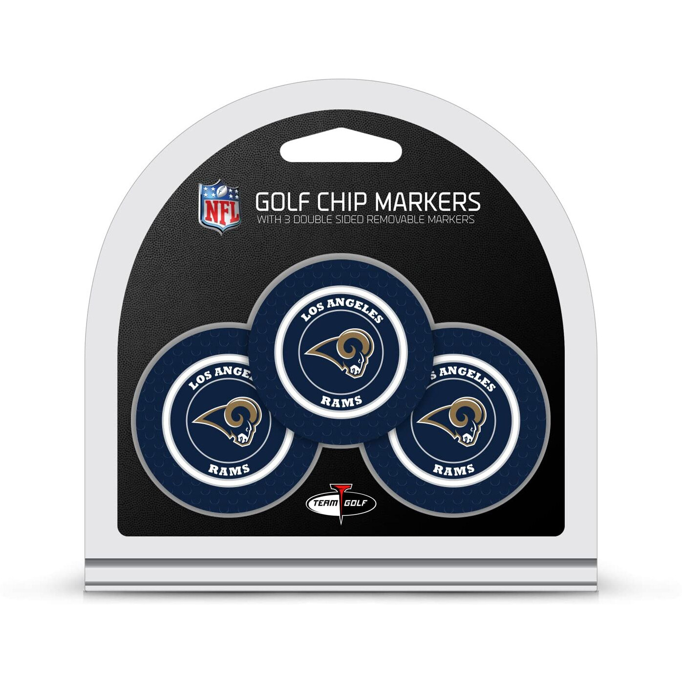 Los Angeles Rams Golf Chip with Marker 3 Pack
