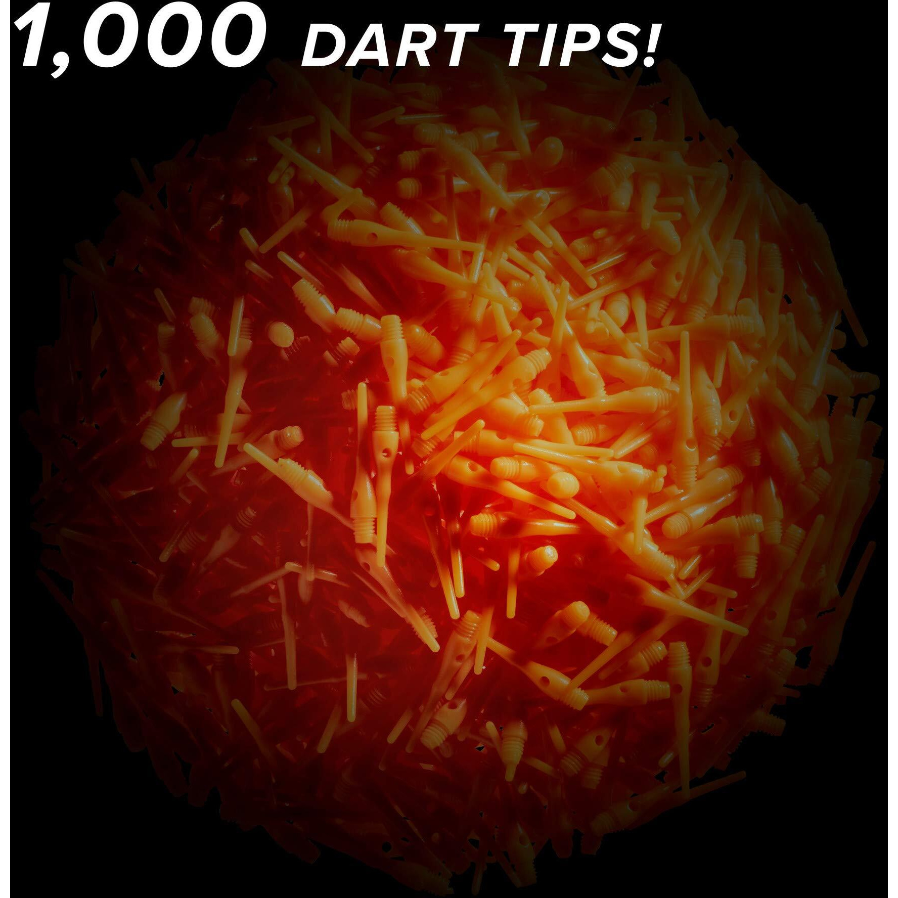 Viper Tufflex Tips III 2BA 1000Ct Soft Dart Tips Orange