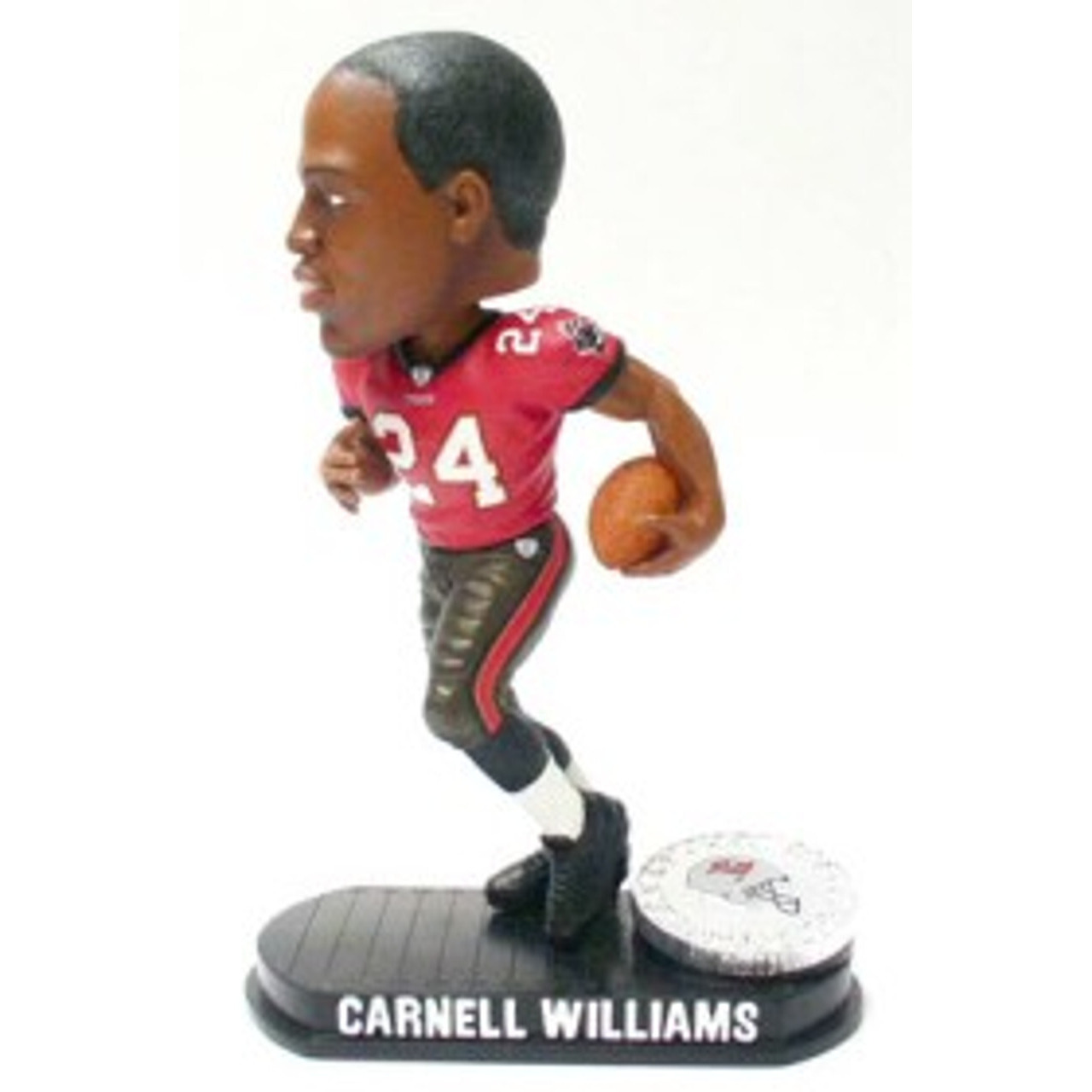 Tampa Bay Buccaneers Carnell Williams Forever Collectibles Black Base Bobblehead CO