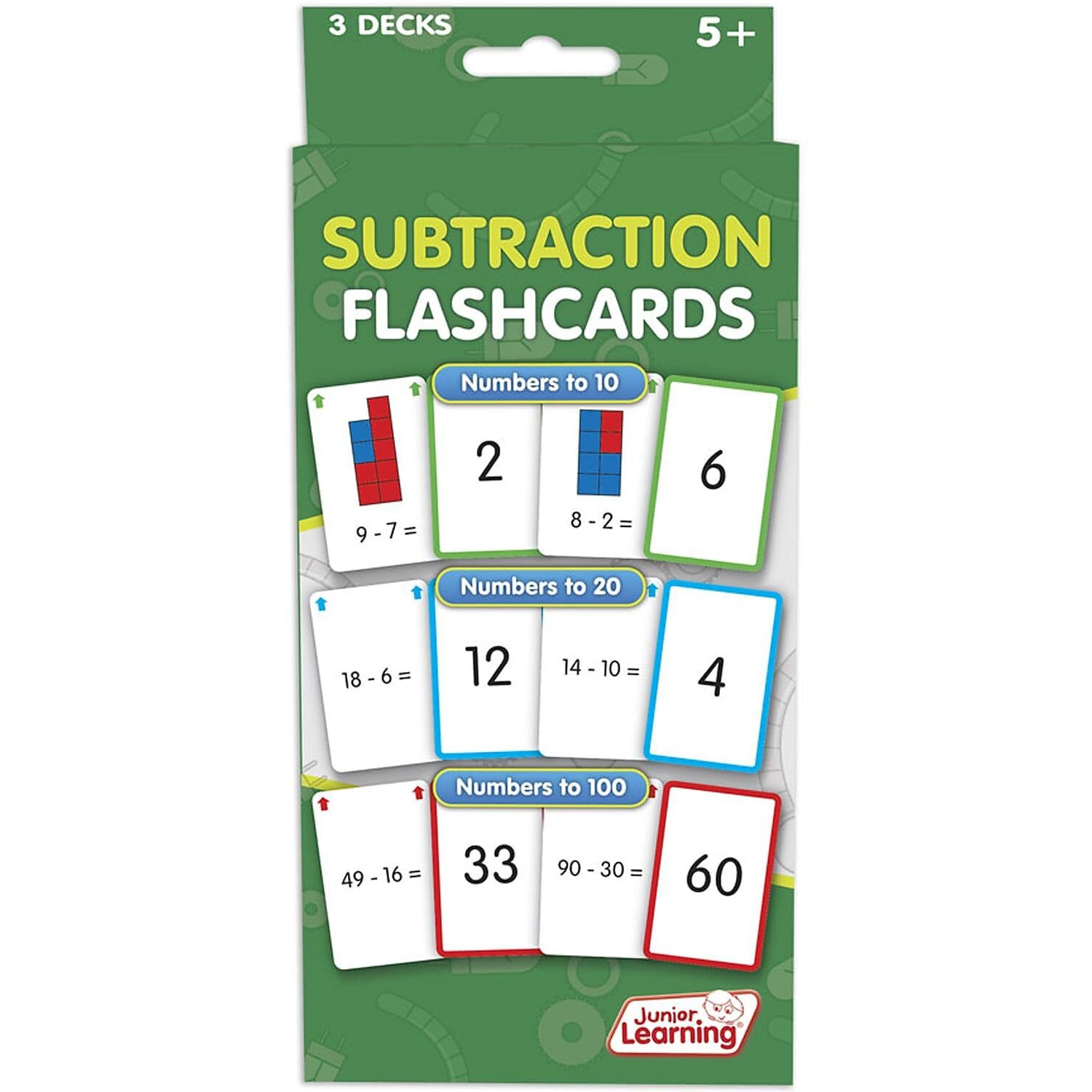 SUBTRACTION FLASH CARDS