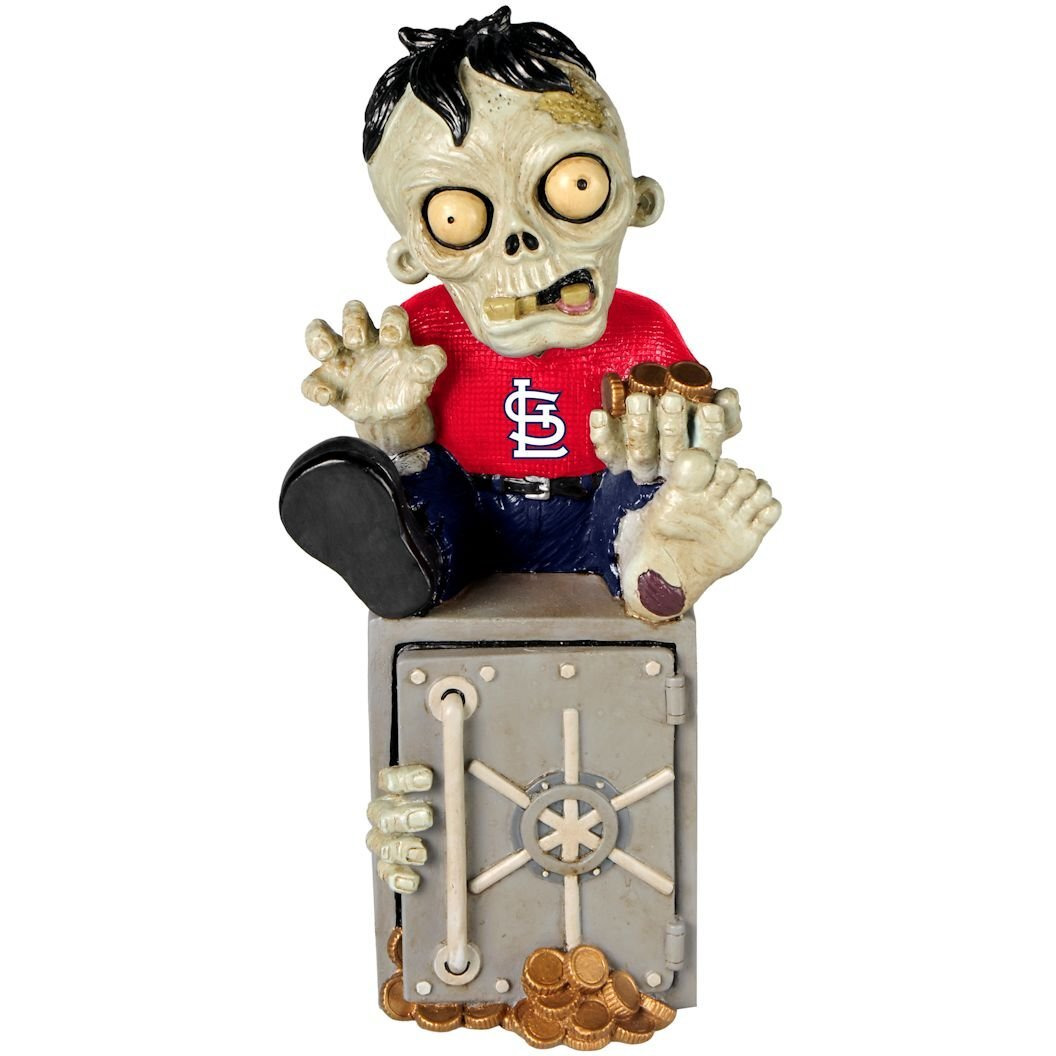 St. Louis Cardinals Zombie Figurine Bank CO