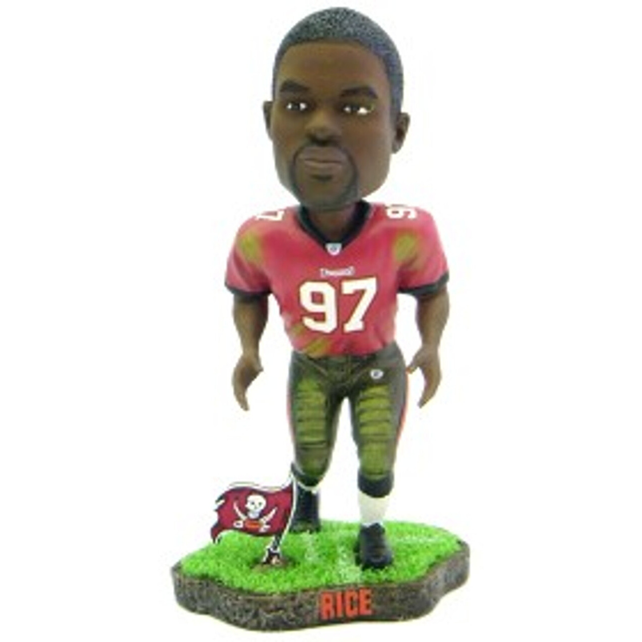 Tampa Bay Buccaneers Simeon Rice Game Worn Forever Collectibles Bobblehead CO