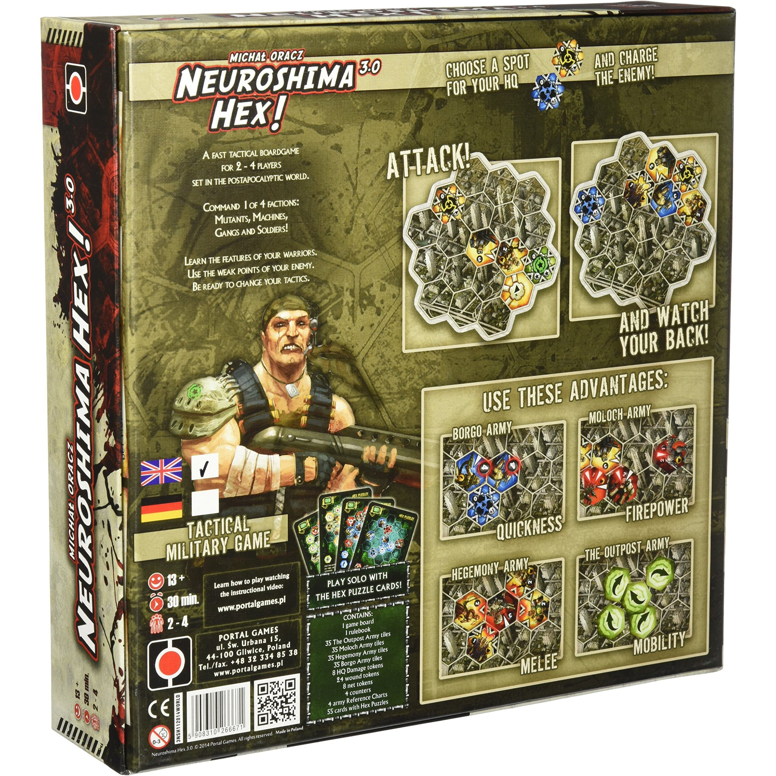 Neuroshima Hex 3.0 Board Game