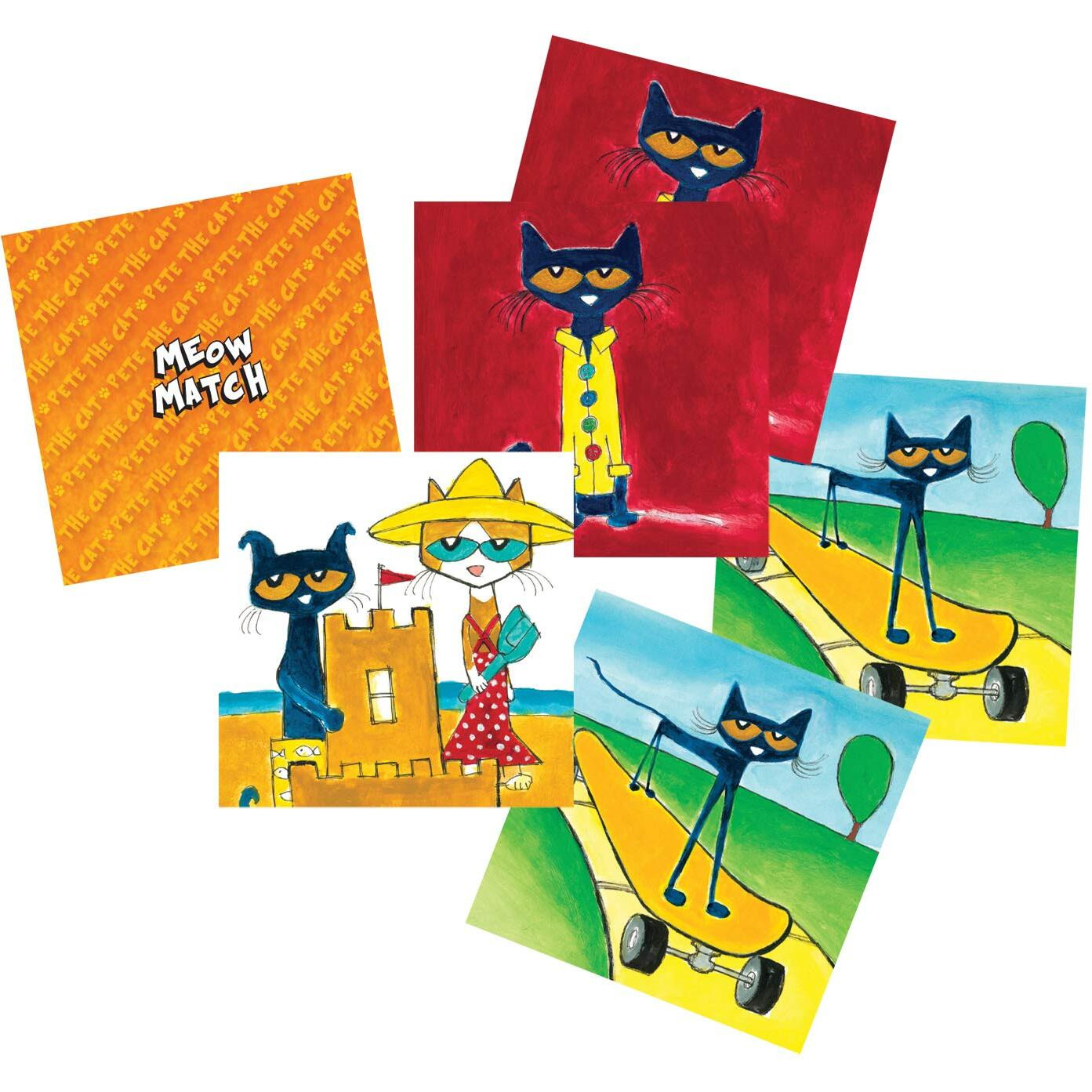PETE THE CAT MEOW MATCH GAME