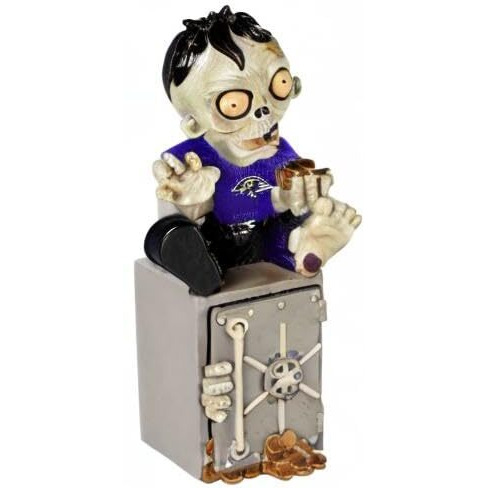 Baltimore Ravens Zombie Figurine Bank CO