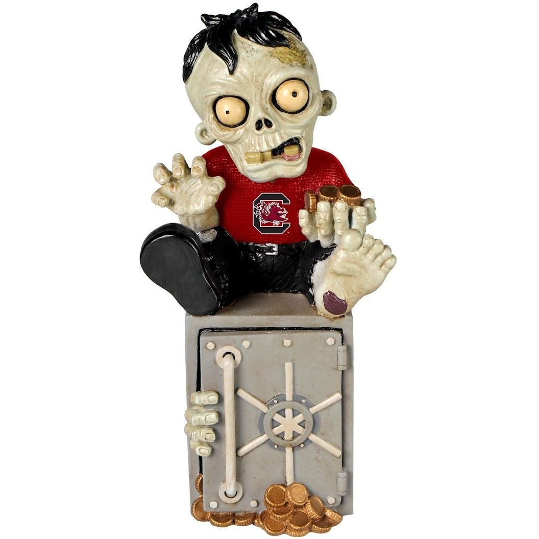 South Carolina Gamecocks Zombie Figurine Bank CO
