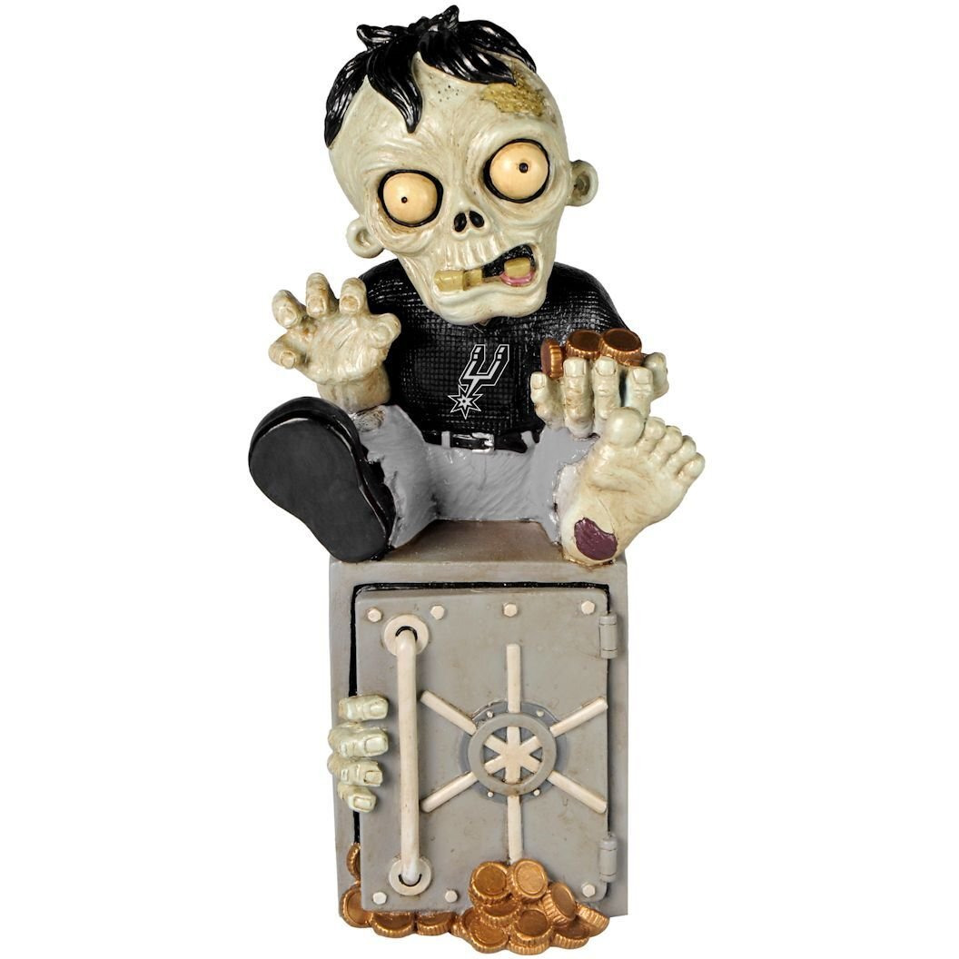 San Antonio Spurs Zombie Figurine Bank CO