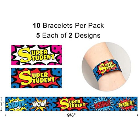 SLAP BRACELETS SUPERHERO SUPER