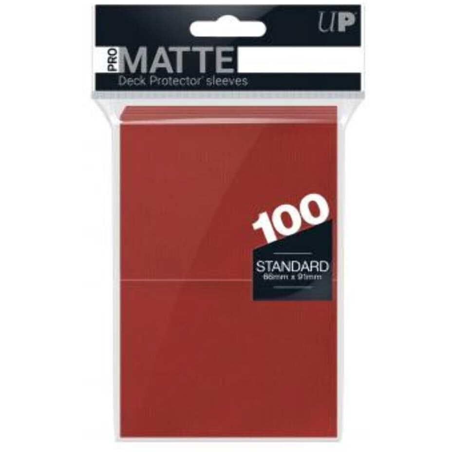 Deck Protectors - Pro-Matte Red (100 per pack)