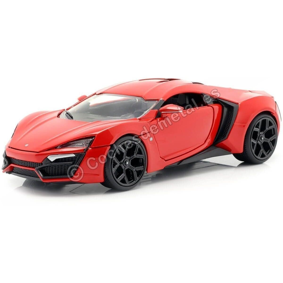 Lykan Hypersport Red &quotFast & Furious 7" (2015) Movie 1/24 Diecast Model Car by Jada