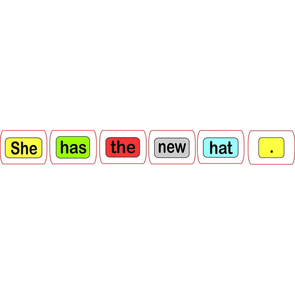 SENTENCE BUILDING FOAM MAGNETS
