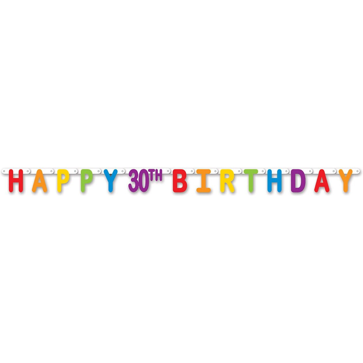 Happy  30th  Birthday Streamer