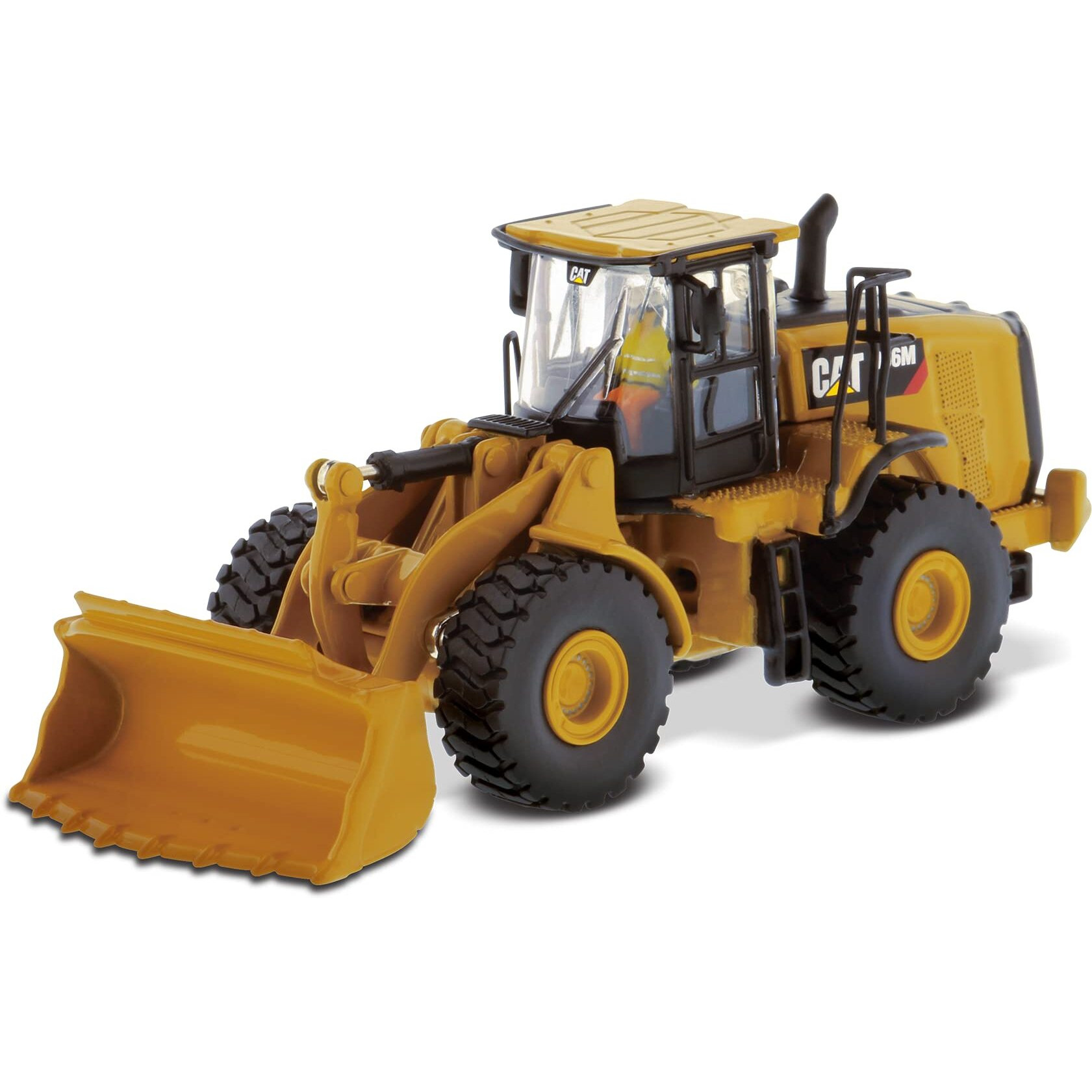 CAT Caterpillar 966M Wheel Loader with Operator &quotHigh Line" Series 1/87 (HO) Scale Diecast Model by Diecast Masters