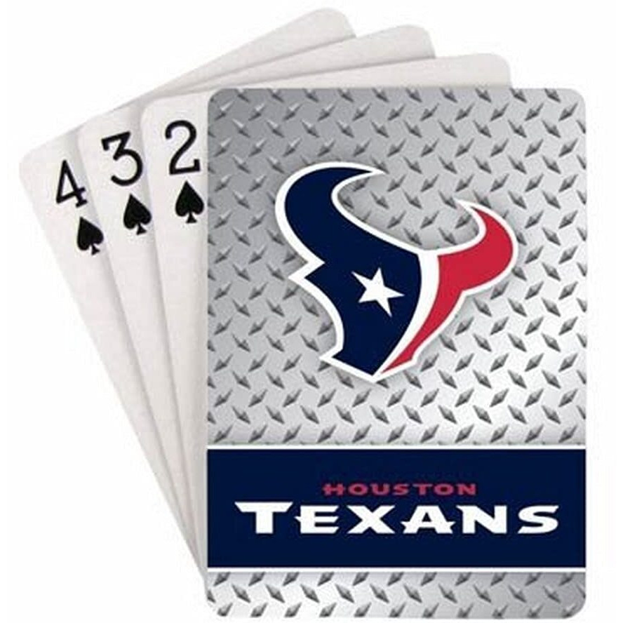 Houston Texans Playing Cards - Diamond Plate