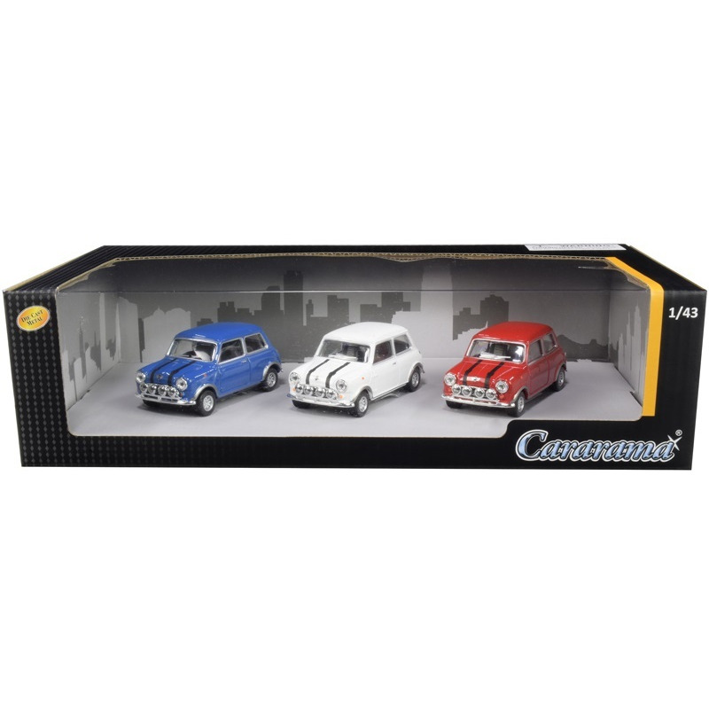 Mini Cooper 3 piece Gift Set 1/43 Diecast Model Cars by Cararama