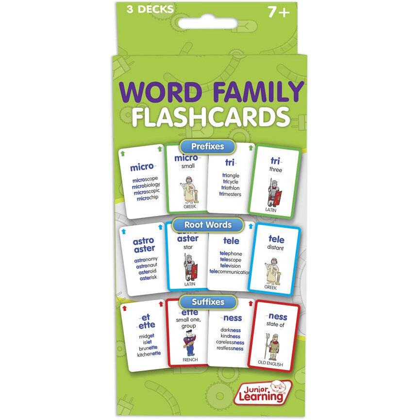 WORD FAMILIES FLASH CARDS