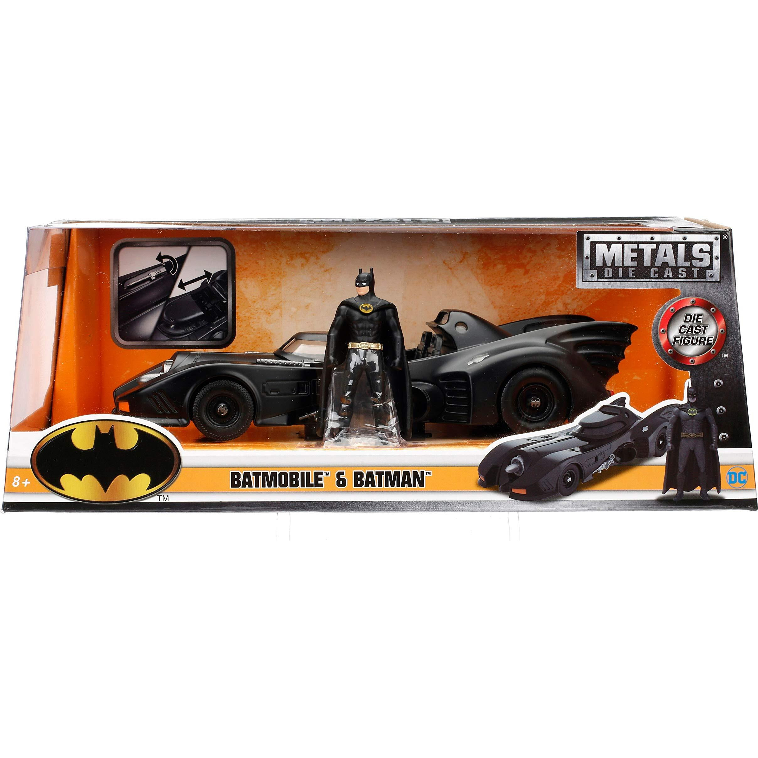 1989 Batmobile with Diecast Batman Figure 1/24 Diecast Model Car by Jada