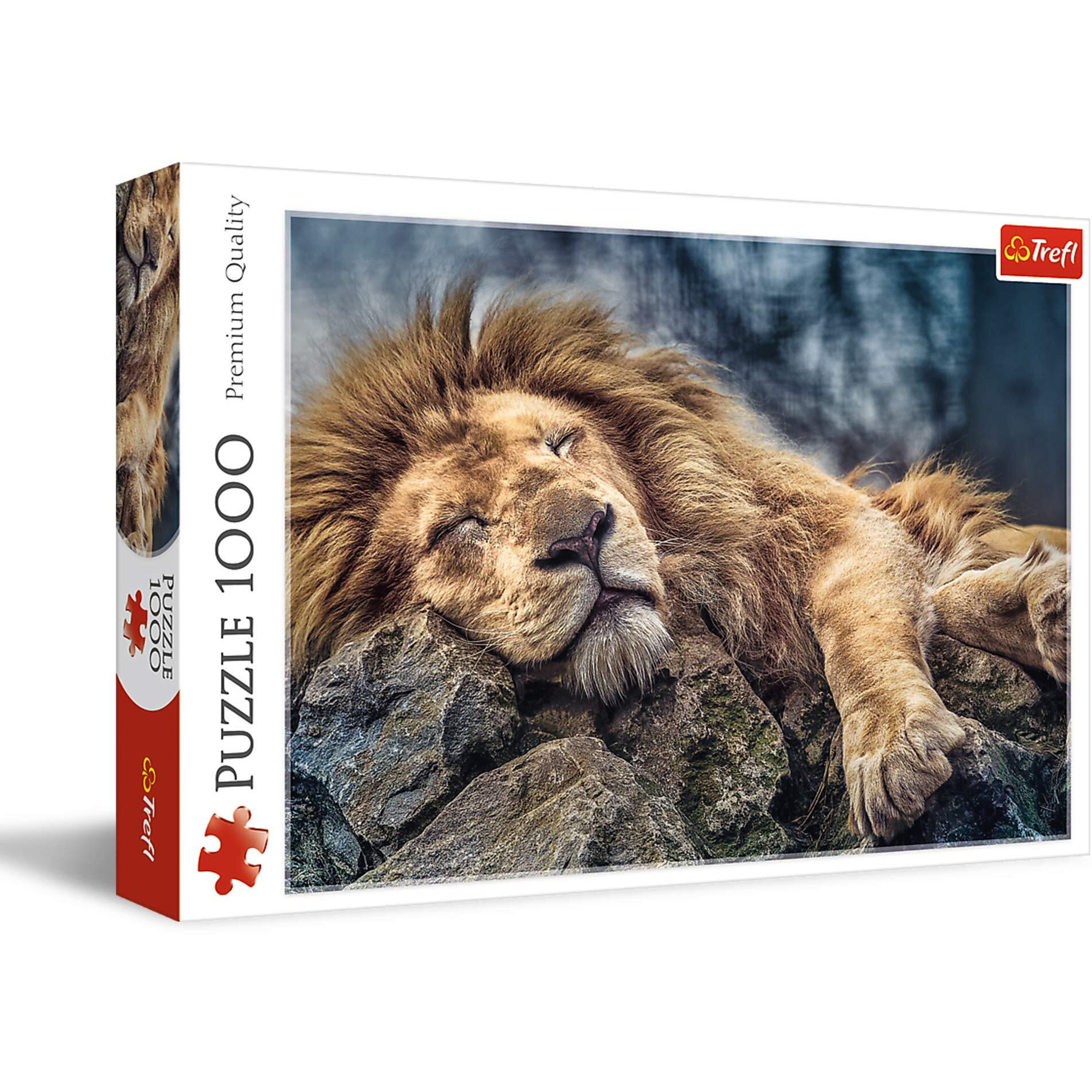 Trefl 1000 Piece Jigsaw Puzzle, Sleeping Lion