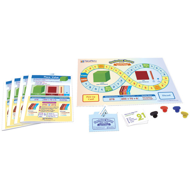 NewPath Place Value Learning Center Game, Grades 1 to 2