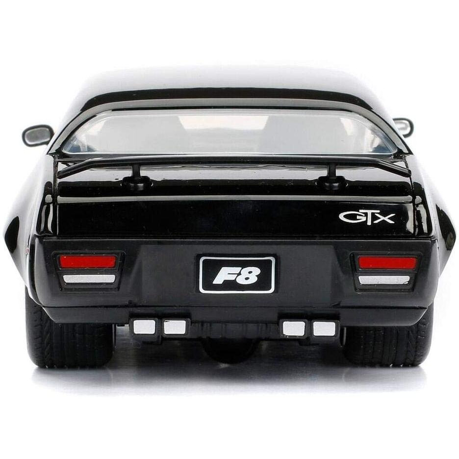 Doms Plymouth GTX Fast & Furious F8 The Fate of the Furious Movie 1/24 Diecast Model Car  by Jada