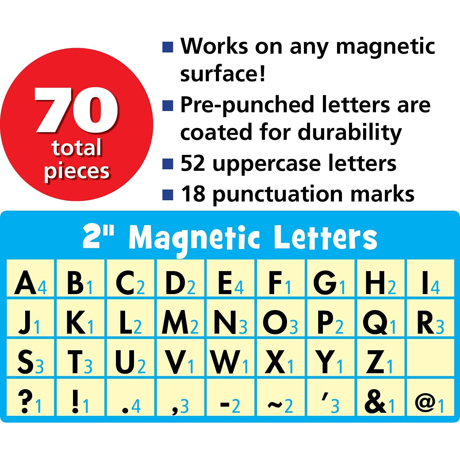 MARQUEE BOLD BLOCK 2IN MAGNETIC