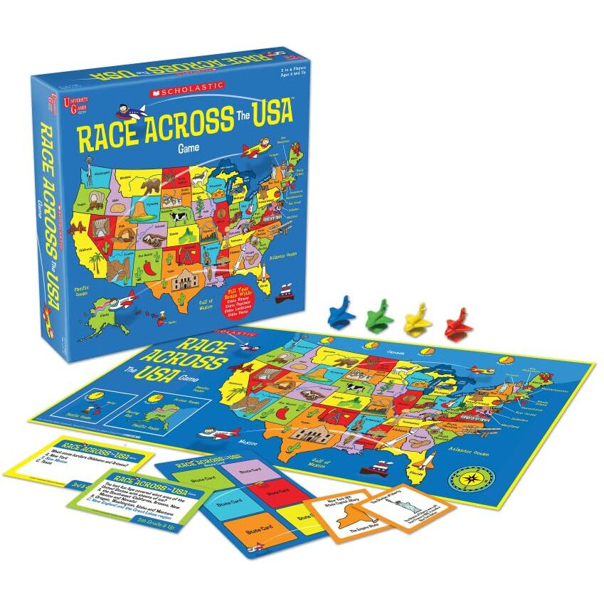 Scholastic Race Across the USA Game