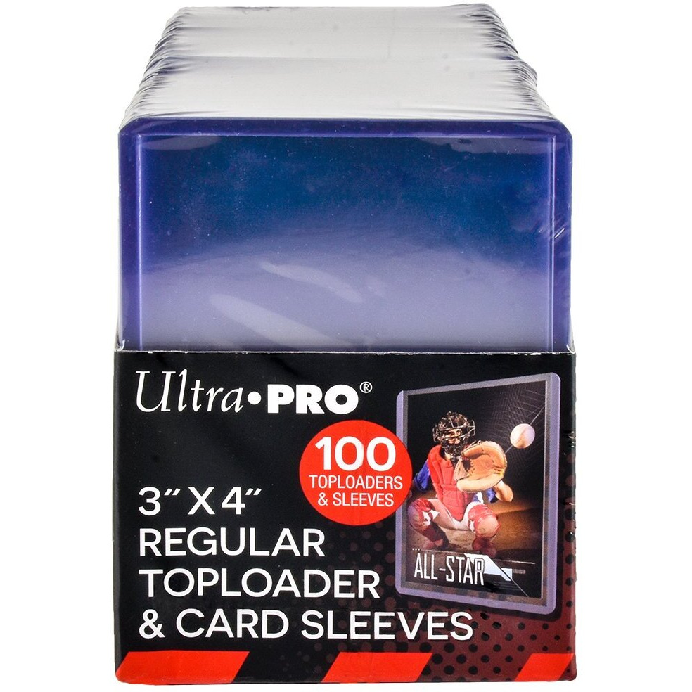 Toploader - 3x4 with Sleeve (100 per pack)
