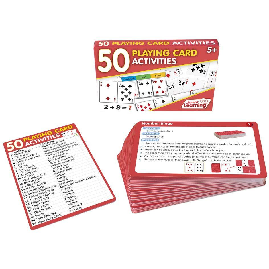 50 PLAYING CARDS ACTIVITIES