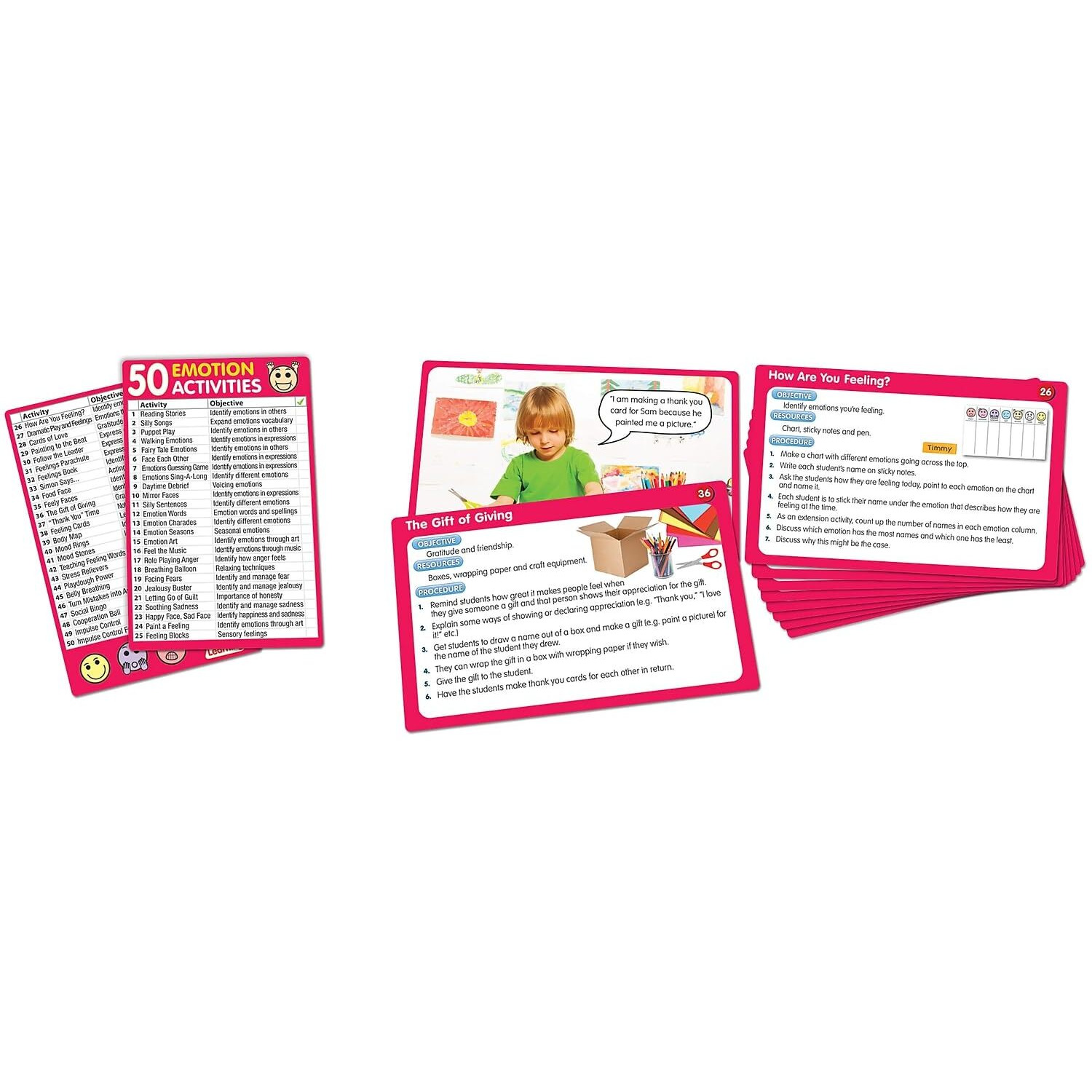 50 EMOTION ACTIVITY CARDS