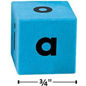FOAM ALPHABET DICE
