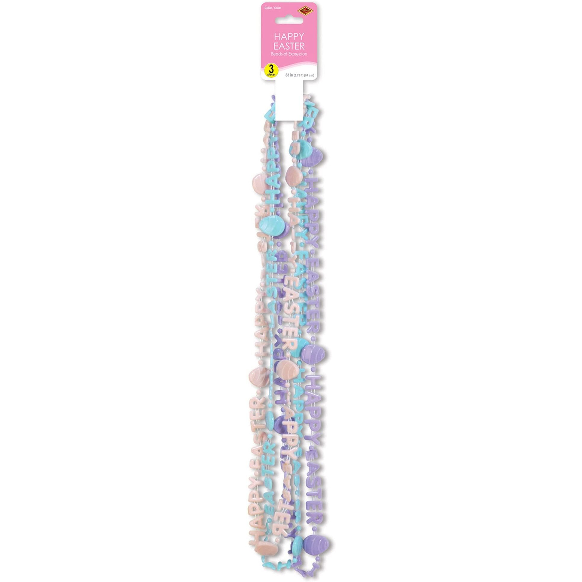 Easter Joy Beads - 12 Colorful Beads for Festive Decorations & Accessories