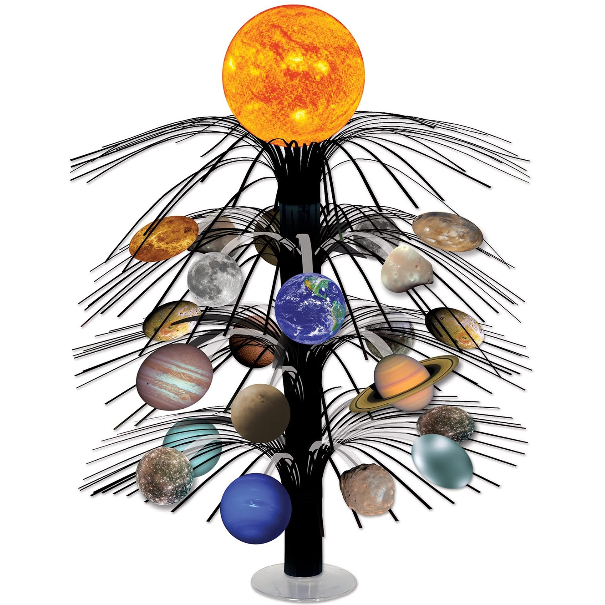 Stunning Solar System Planet Decorations - Set of 6 Centerpieces