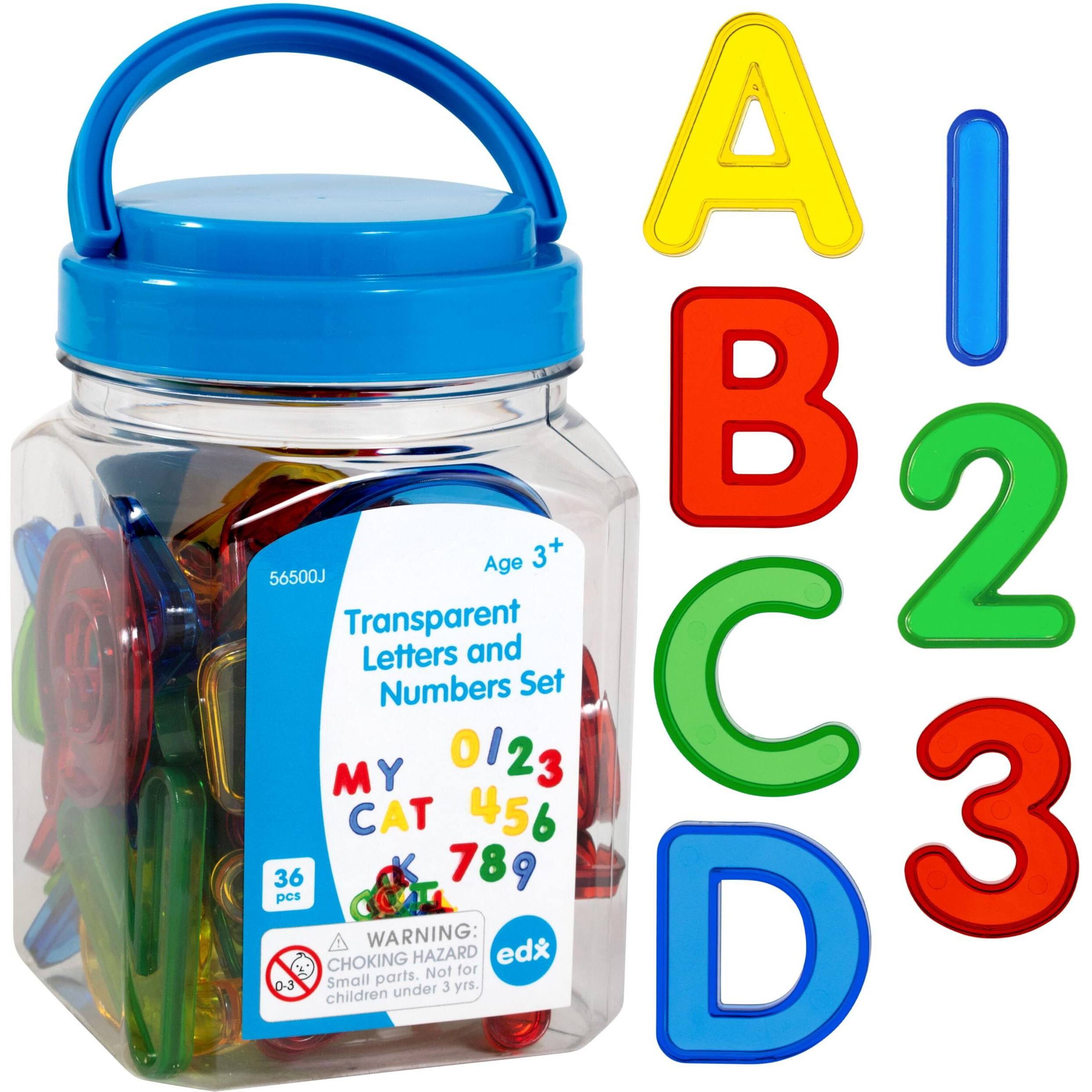 LETTERS & NUMBER SET MINI JAR