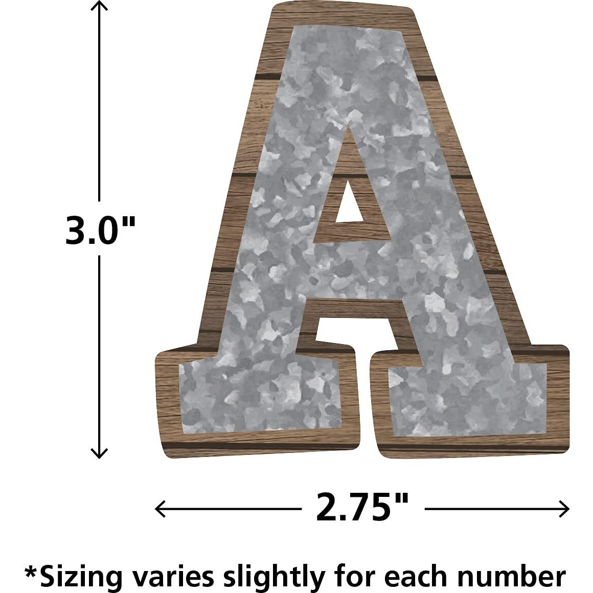 BOLD BLOCK 3IN MAGNETIC LETTERS