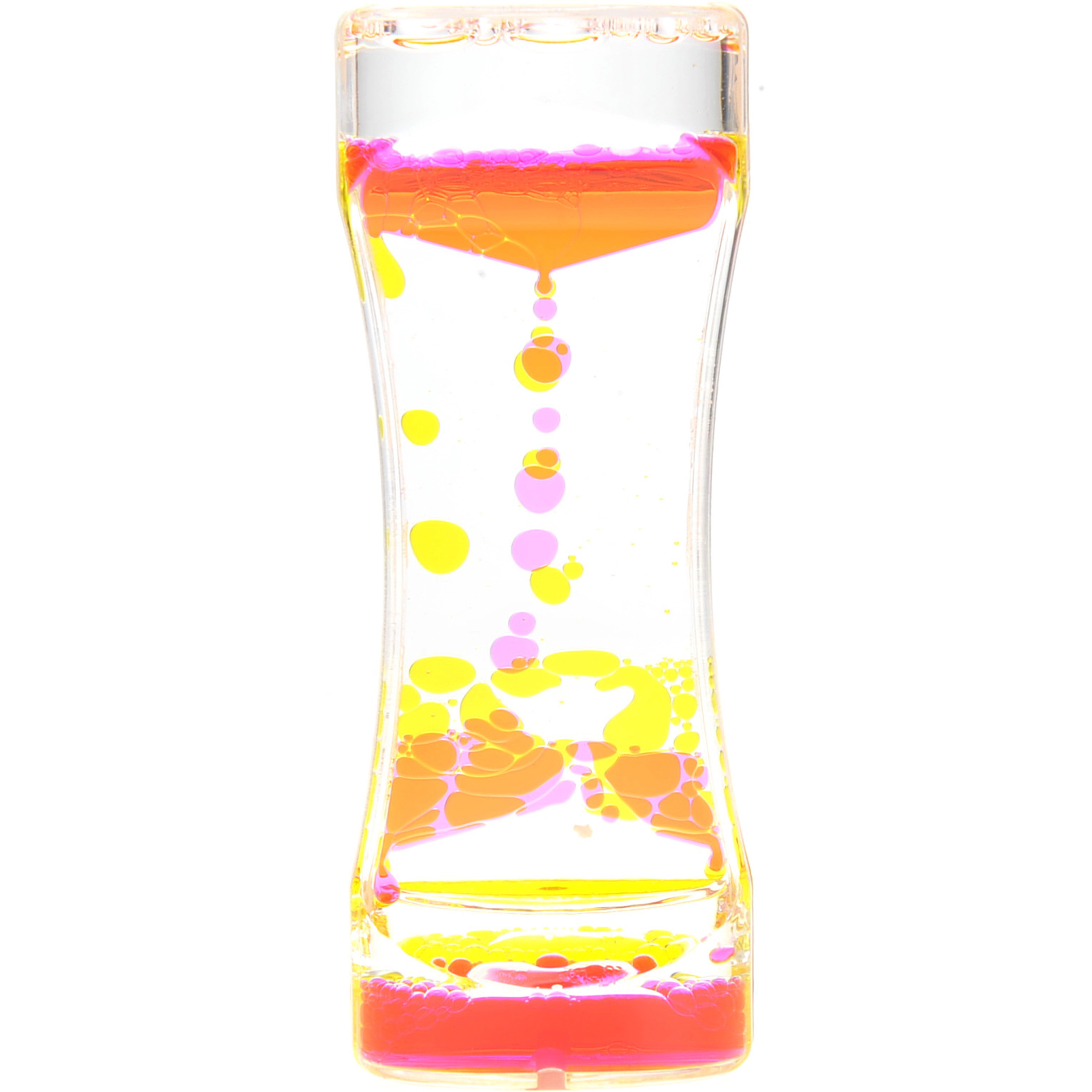 Liquid Motion Bubbler (Yellow Pink)